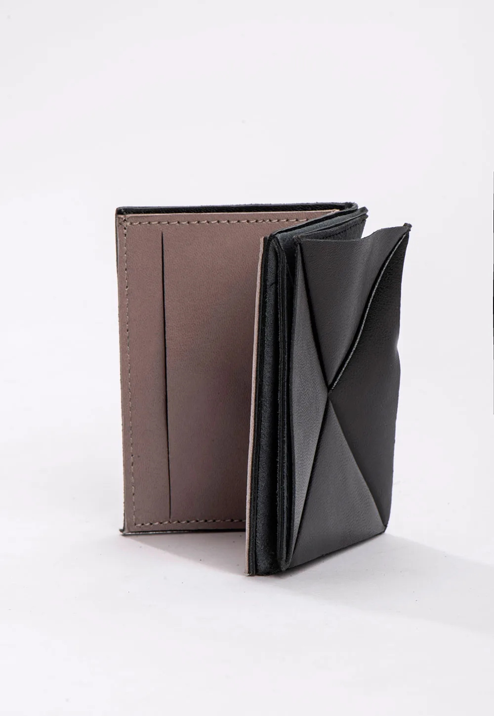 ארנק מתקפל – שחור בז'