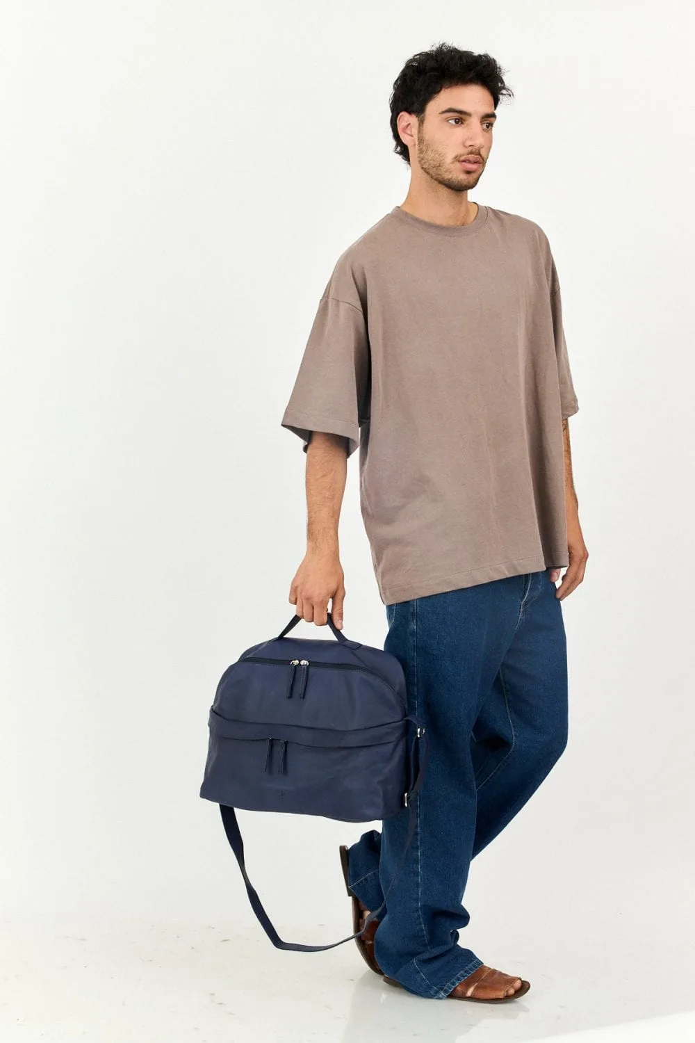 Michel Leather Lap – Blue