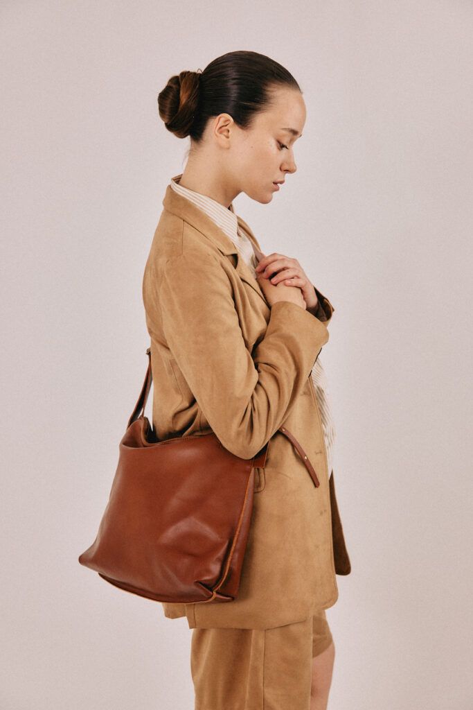 ניט קרוס L – תיק אלכסון – חום