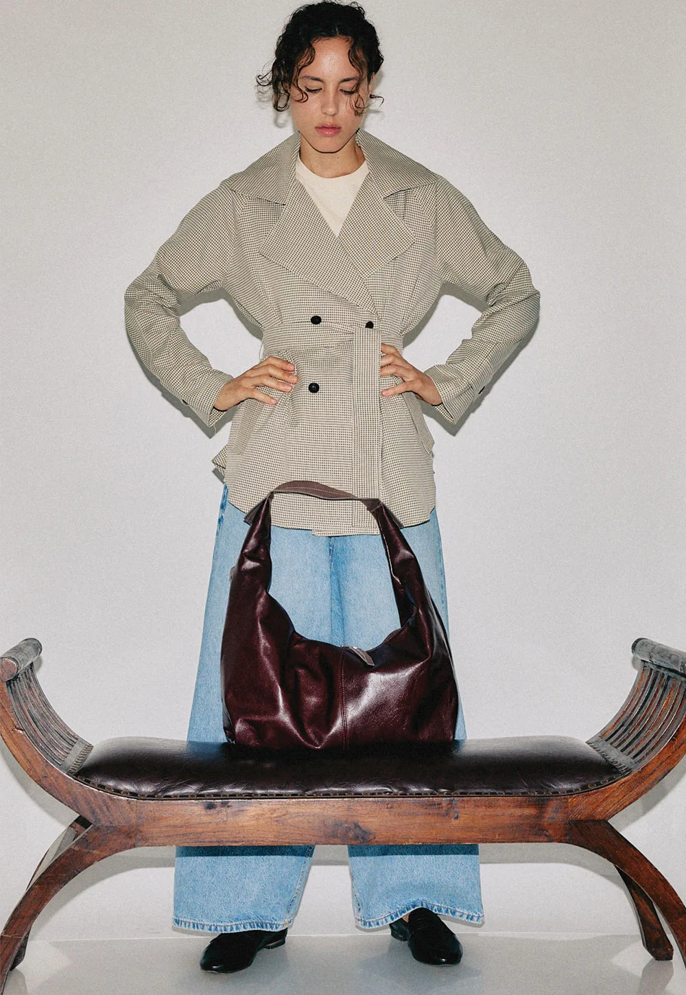 יוניק  – תיק צד מעור – שזיף