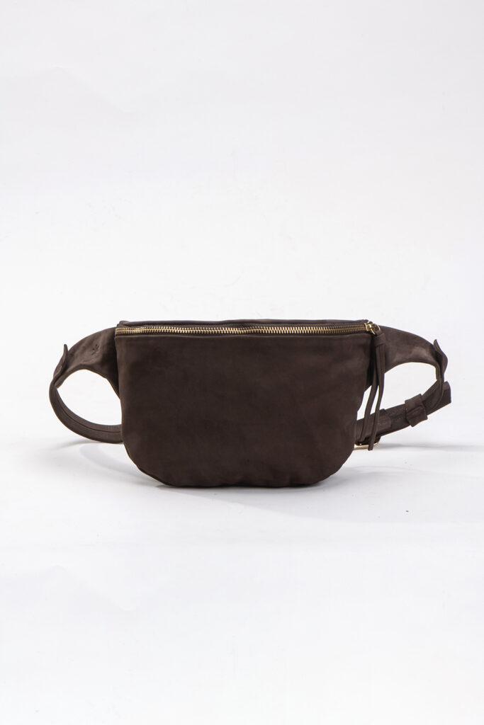 פאוץ סהר עור – חום