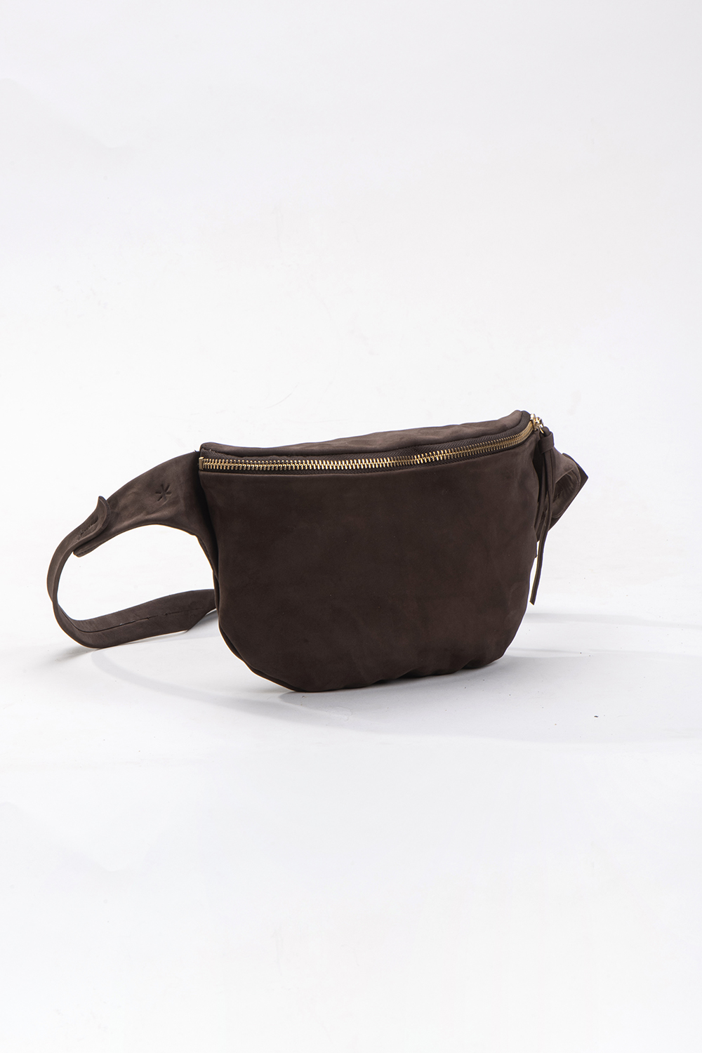 פאוץ סהר עור – חום