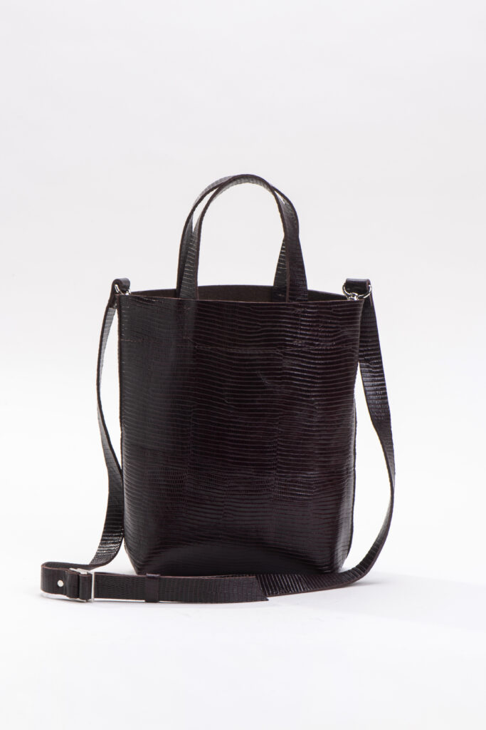 דפני – תיק עור אלכסון – חציל