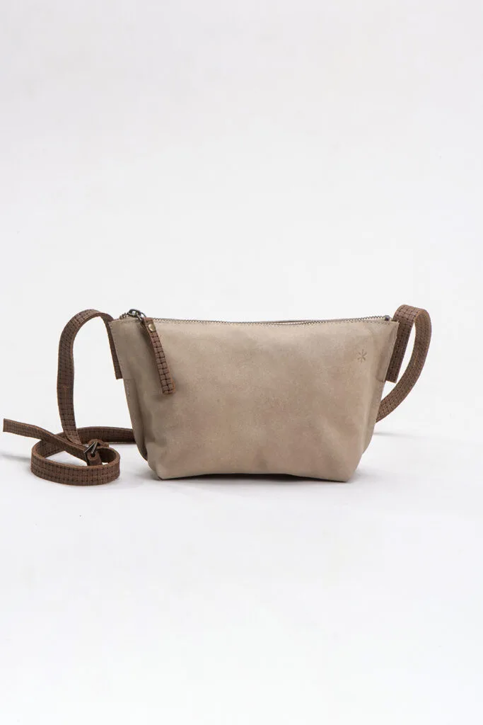 Layla Cross Evening Leather Bag – Mocha