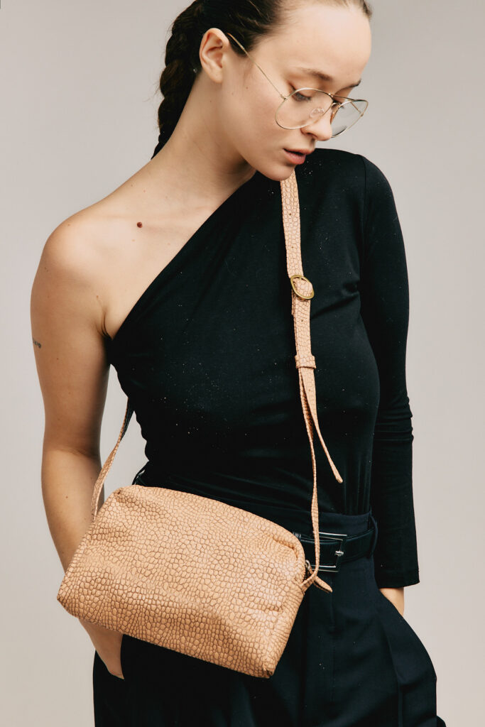 Juliet – Leather bag – Peach