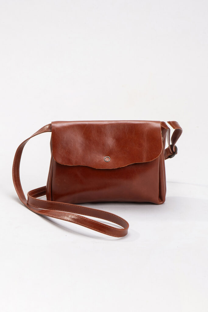 תיק פלורה ערב- תיק עור אלכסון – בריק