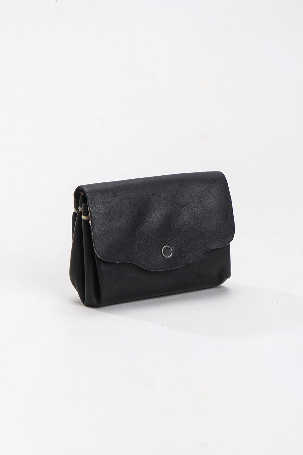 ארנק עור פלורה  – שחור