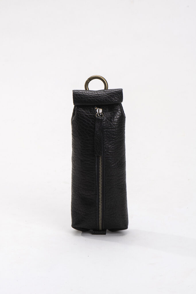 כיס טיפה – נרתיק עור – שחור