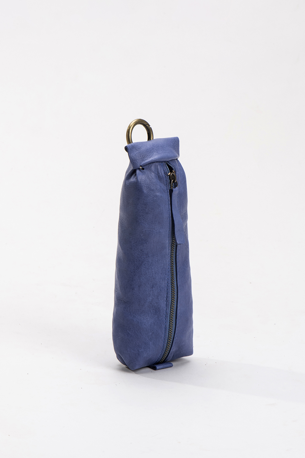 כיס טיפה – נרתיק עור – כחול