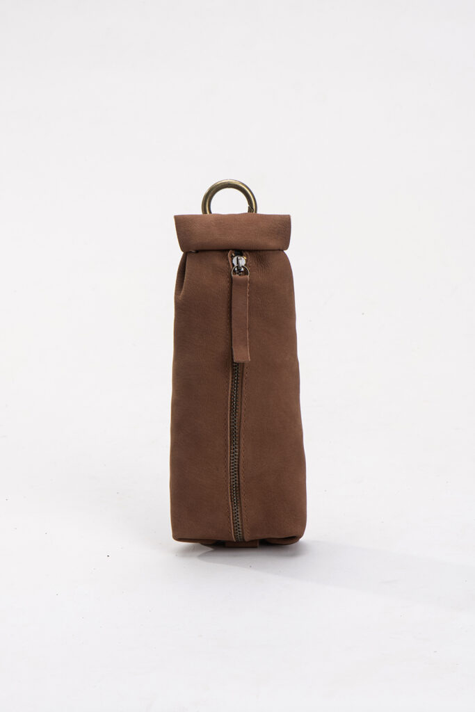 כיס טיפה – נרתיק עור – כאמל