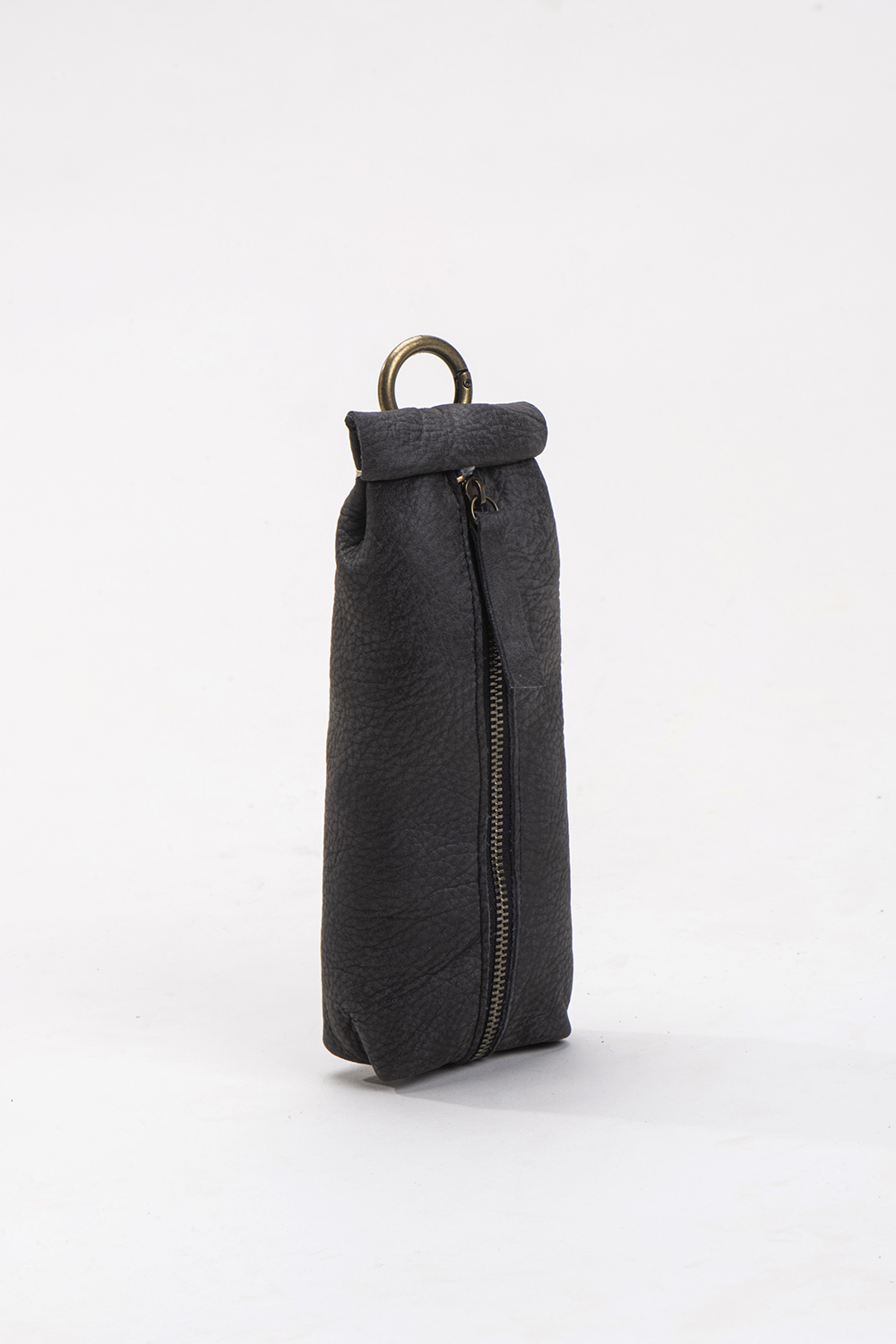 כיס טיפה – נרתיק עור – פחם