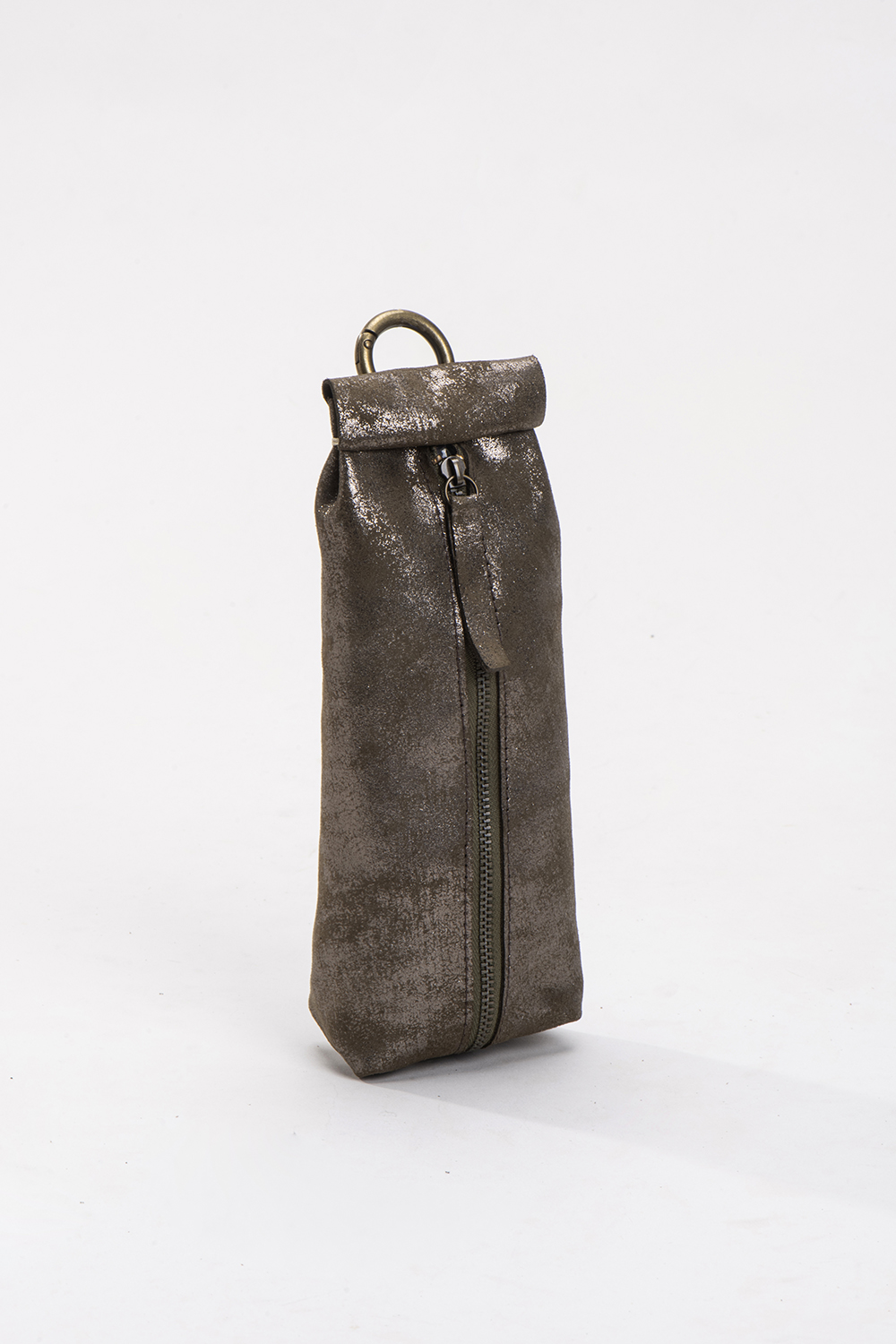 כיס טיפה – נרתיק עור – מטאלי