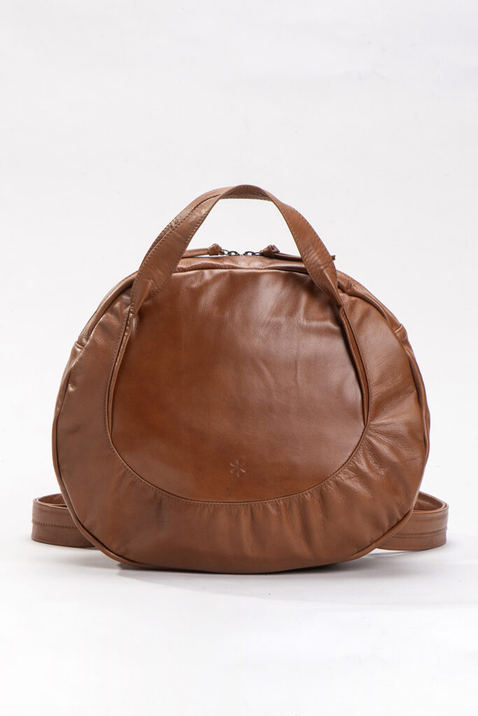 טיפה – תיק גב עור – קרמל S