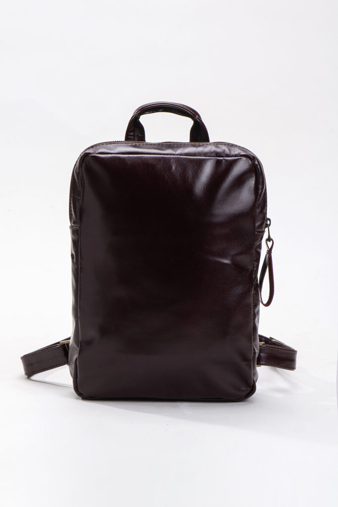 אונה – תיק עור גב קטן – שזיף