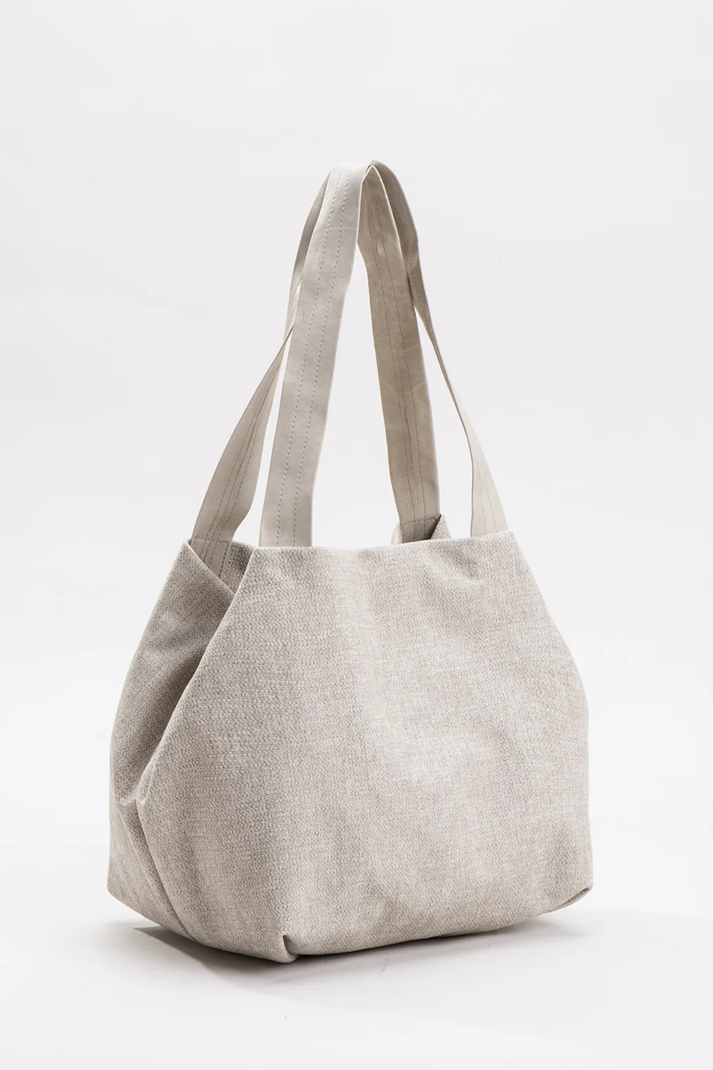 קוביה בד – תיק צד טבעוני – חול