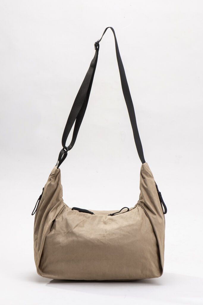 אוברול – תיק בד אלכסון – מוקה