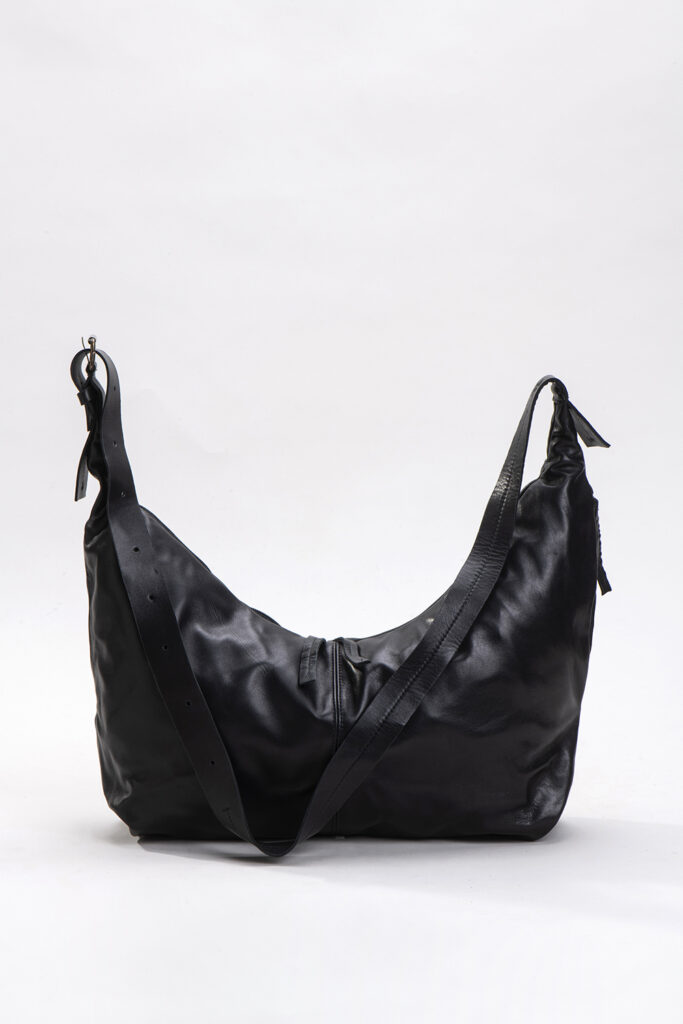 יוניק קרוס – תיק אלכסון מעור – שחור