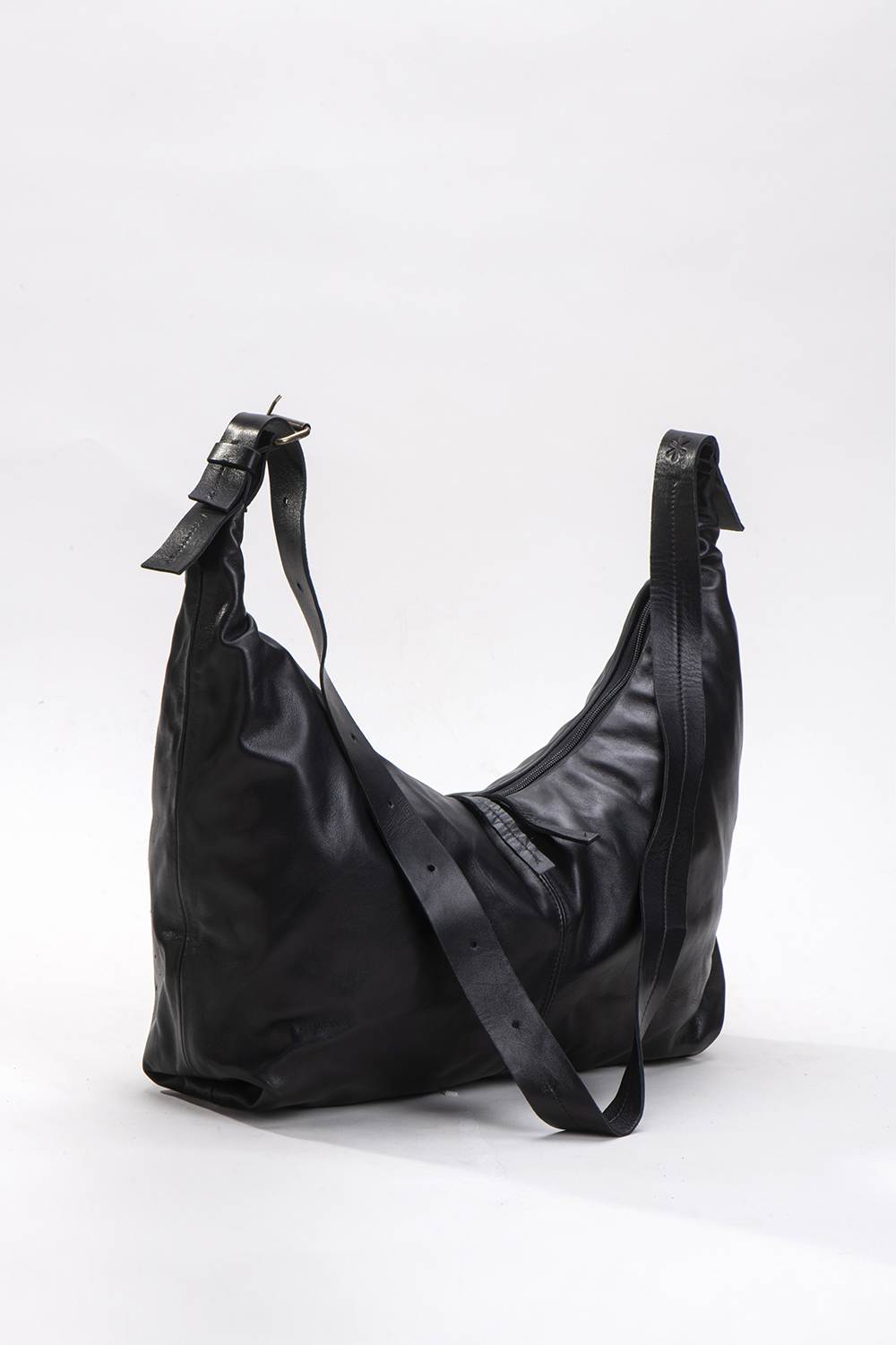 יוניק קרוס – תיק אלכסון מעור – שחור