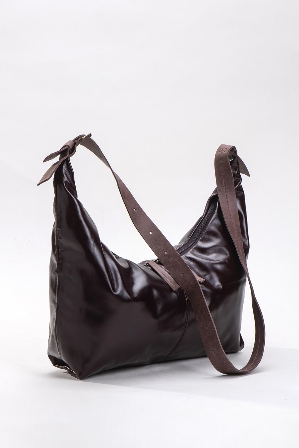 יוניק קרוס – תיק אלכסון מעור – שזיף