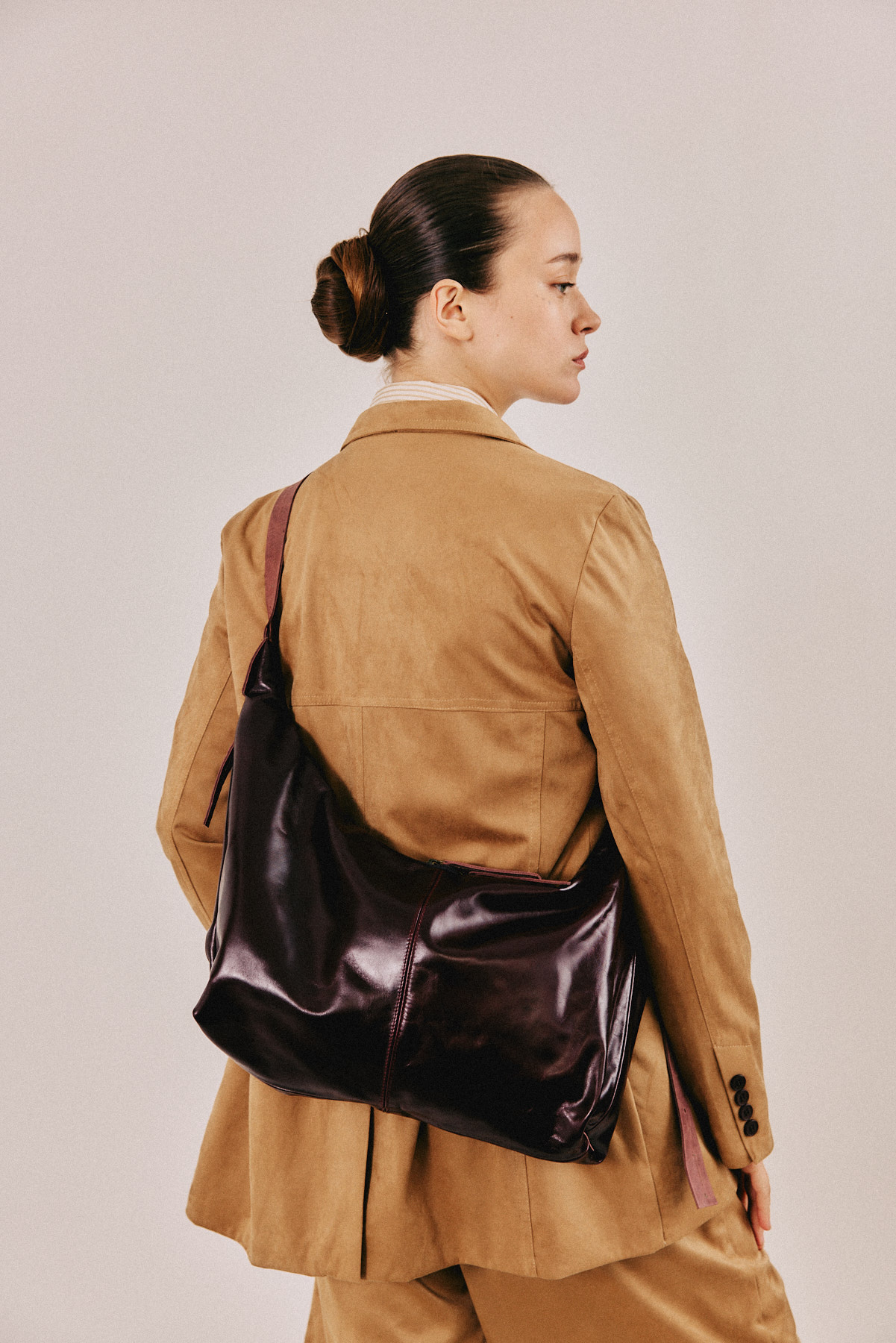 יוניק קרוס – תיק אלכסון מעור – שזיף