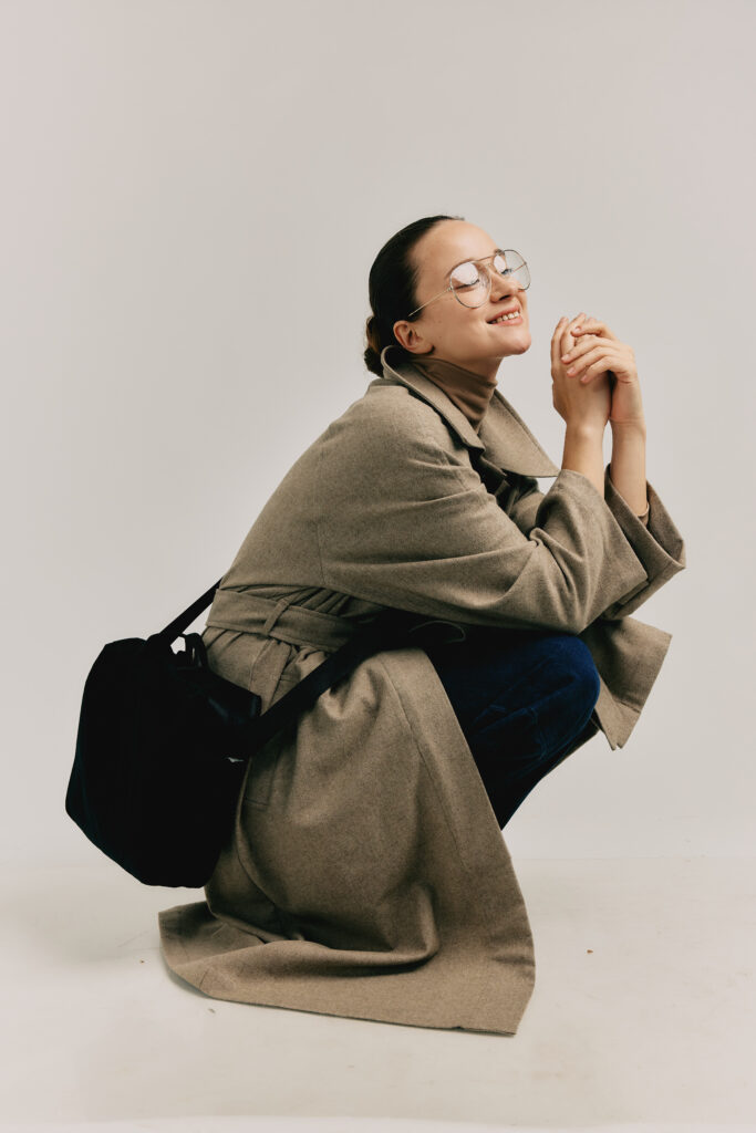 פאי קרוס – תיק אלכסון טבעוני – שחור