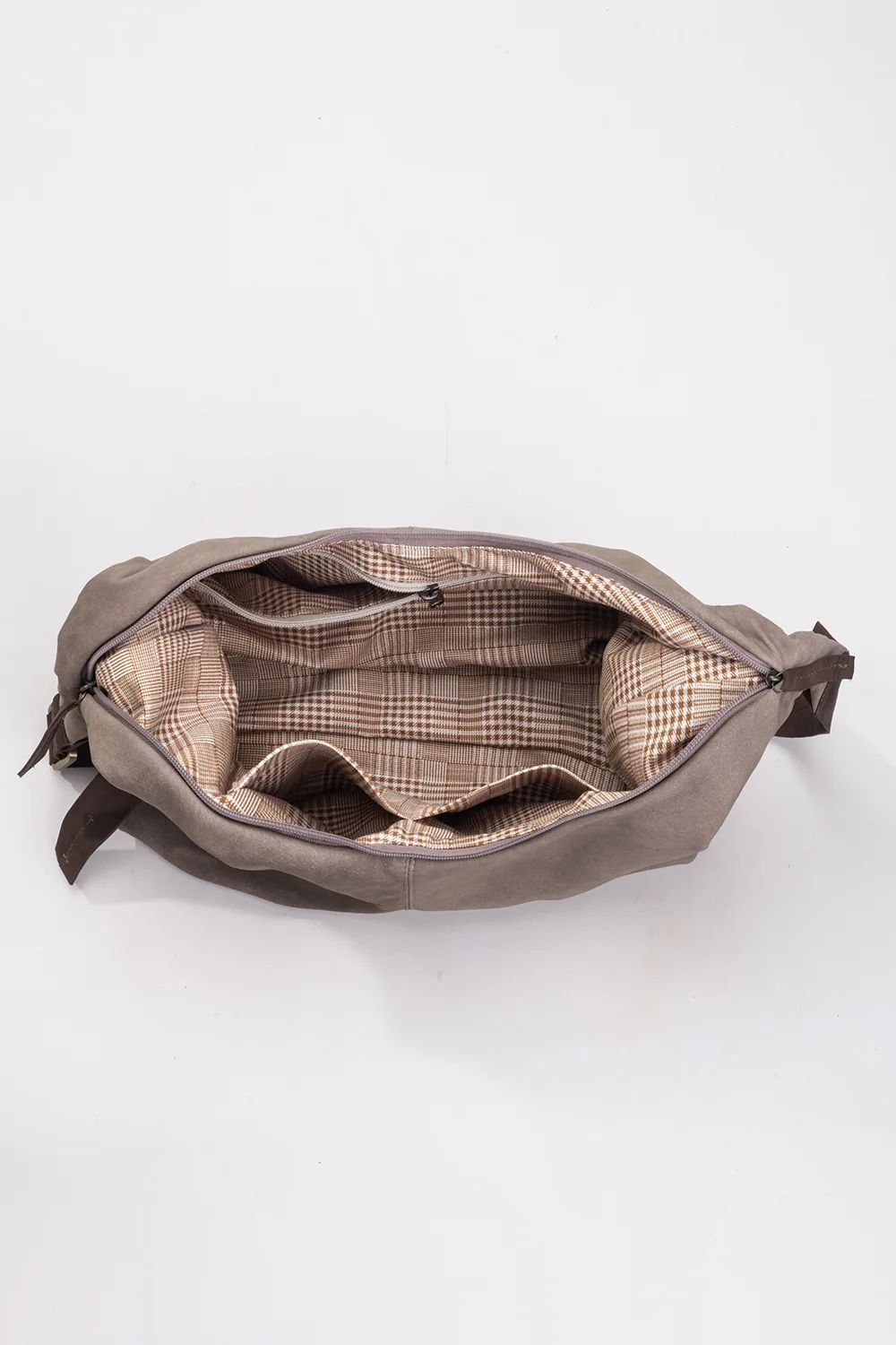 יוניק קרוס – תיק אלכסון מעור – מוקה